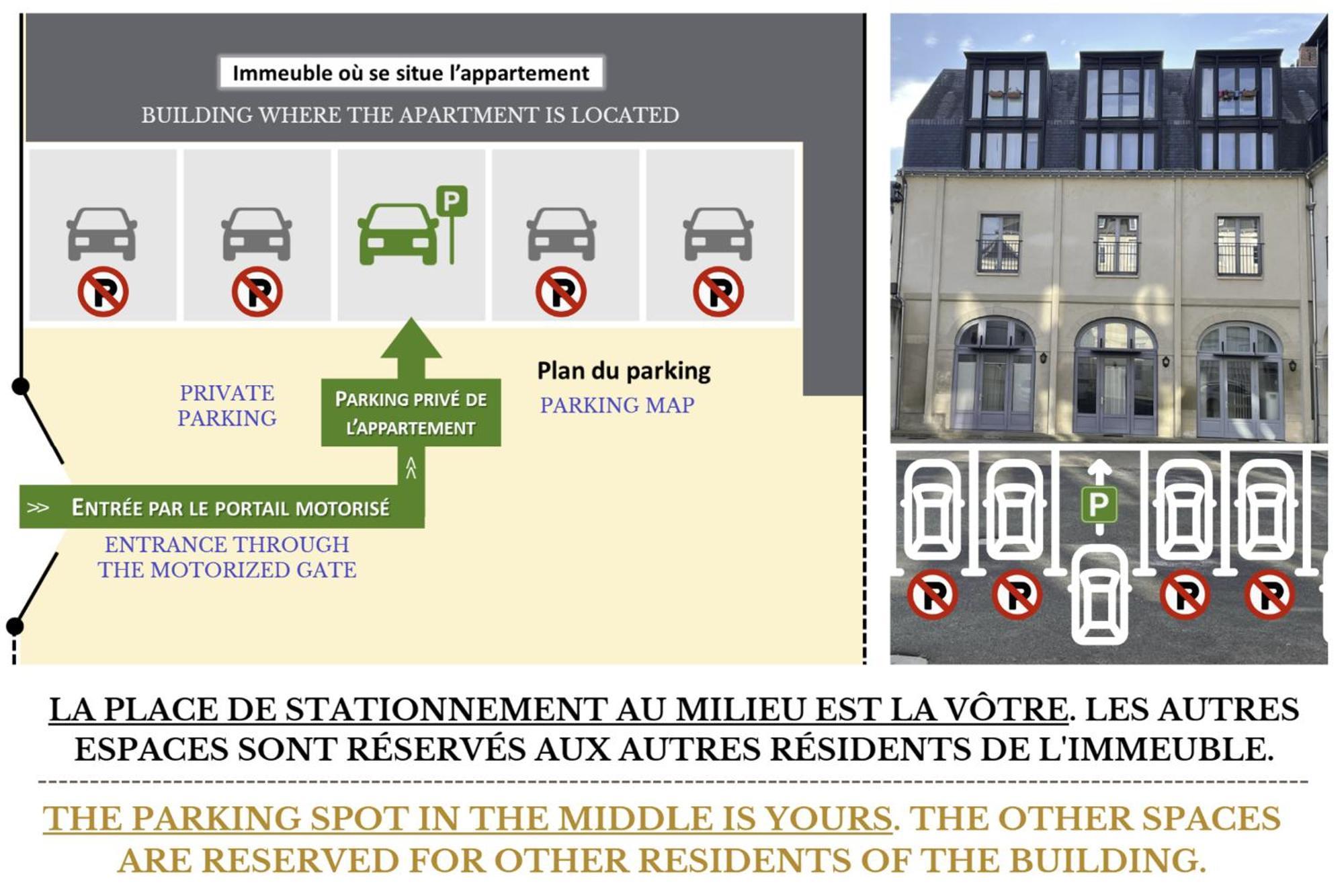 Le Baleschoux - Parking - Prestiplace Collection Tours Bagian luar foto